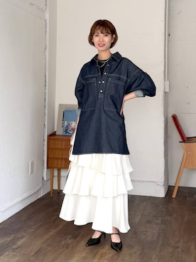 uemiさん（レディース・163cm）の春コーディネート