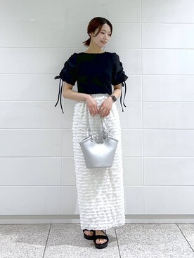uemiさん（レディース・163cm）の春コーディネート