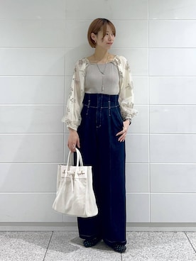 uemiさん（レディース・163cm）の春コーディネート