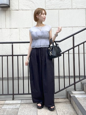 uemiさん（レディース・163cm）の夏コーディネート