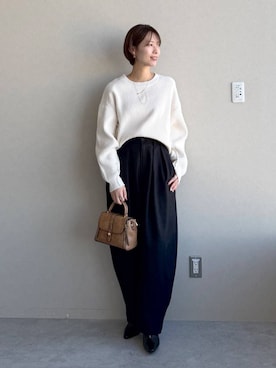 uemiさん（レディース・163cm）の冬コーディネート