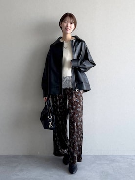 uemiさん（レディース・163cm）の冬コーディネート