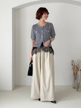 uemiさん（レディース・163cm）の春コーディネート