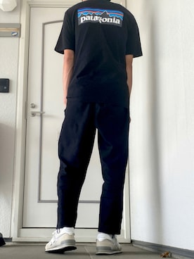 「patagonia」｜「アイテム（スラックス）」を使った、kaasuke🐾さん（メンズ・180cm）の夏コーディネート