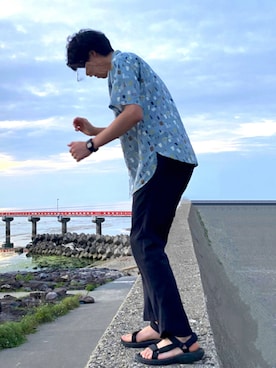 kaasukeさん（メンズ・180cm）の夏コーディネート