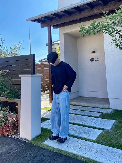 セール】紳士 洗いざらし太番手フットボール九分袖Tシャツ（Tシャツ