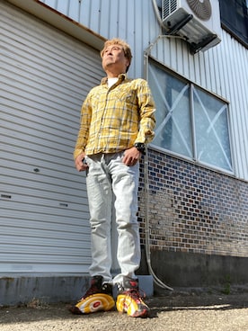 「GAS（ガス）のアイテム」を使った、Shinji Tsuruさん（メンズ・173cm）の冬コーディネート