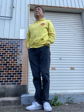 「D&G（ディーアンドジー）のアイテム」を使った、Shinji Tsuruさん（メンズ・173cm）の冬コーディネート