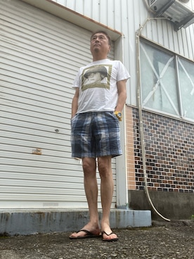 「Abercrombie&Fitch（アバークロンビーアンドフィッチ）のアイテム」を使った、Shinji Tsuruさん（メンズ・173cm）の秋コーディネート