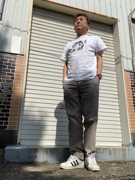 Shinji Tsuruさん（メンズ・173cm）の夏コーディネート