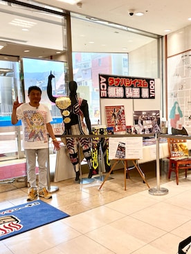 「GAS（ガス）のアイテム」を使った、Shinji Tsuruさん（メンズ・173cm）の夏コーディネート