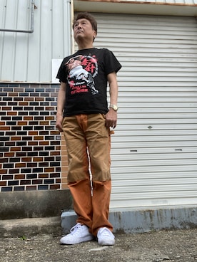 「D&G（ディーアンドジー）のアイテム」を使った、Shinji Tsuruさん（メンズ・173cm）の夏コーディネート