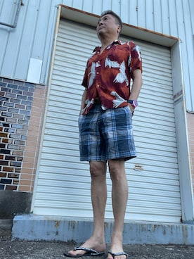 「Abercrombie&Fitch（アバークロンビーアンドフィッチ）のアイテム」を使った、Shinji Tsuruさん（メンズ・173cm）の秋コーディネート