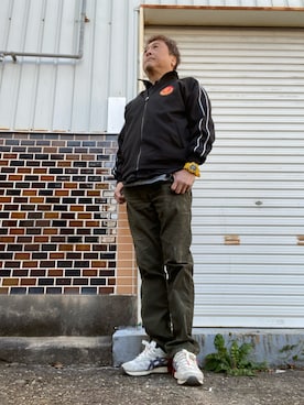 「GAP（ギャップ）のアイテム」を使った、Shinji Tsuruさん（メンズ・173cm）の冬コーディネート