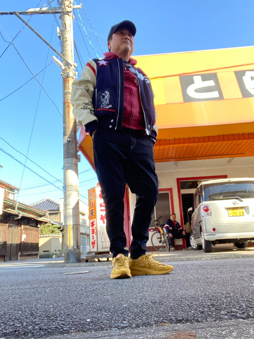 DIESEL（ディーゼル）の「メンズ ジャケット スタジャン レザー パッチ 