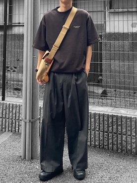 「アイテム（その他シューズ）」を使った、hatahiroさん（メンズ・171cm・20代）の夏コーディネート