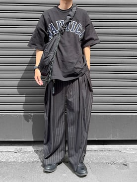 「アイテム（バッグ）」を使った、hatahiroさん（メンズ・171cm・20代）の夏コーディネート