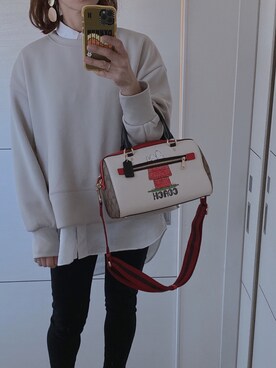 「UNIQLO（ユニクロ）のWOMEN ウルトラストレッチジーンズA（デニムパンツ）」を使った、mii♡ さん（レディース・150cm）の秋コーディネート