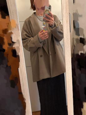 「アイテム（テーラードジャケット）」を使った、mii♡ さん（レディース・150cm）の秋コーディネート