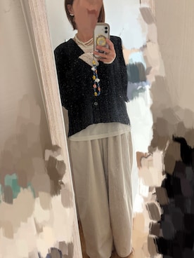 「アイテム（Tシャツ/カットソー）」を使った、mii♡ さん（レディース・150cm）の秋コーディネート