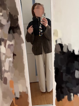 「アイテム（リング）」を使った、mii♡ さん（レディース・150cm）の冬コーディネート