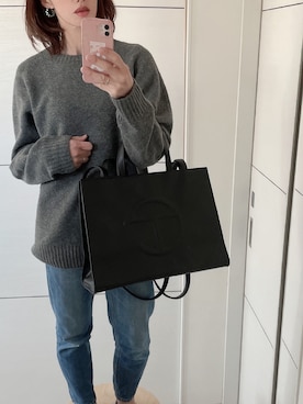 「TELFAR」｜mii♡ さん（レディース・150cm）の冬コーディネート