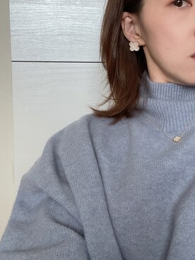 「UNIQLO（ユニクロ）のWOMEN ウルトラストレッチジーンズA（デニムパンツ）」を使った、mii♡ さん（レディース・150cm）の春コーディネート