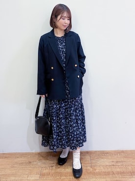 「DRESKIP（ドレスキップ）のアイテム」を使った、TAKIさん（レディース・159cm）の秋コーディネート