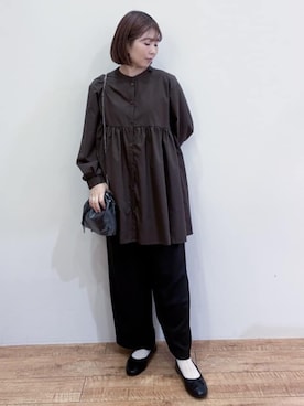 「DRESKIP（ドレスキップ）のアイテム」を使った、TAKIさん（レディース・159cm）の秋コーディネート