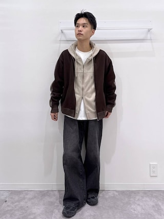 「LAKOLE(ラコレ)のヘビーウエイトパックロンT / 1046839(Tシャツ/カットソー)」を使った、たろさん(メンズ・169cm)の秋コーディネート