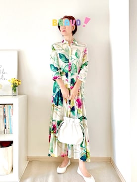 「Desigual（デシグアル）のアイテム（ワンピース/ドレス）」を使った、やちコーデ さん（レディース・169cm）の秋コーディネート