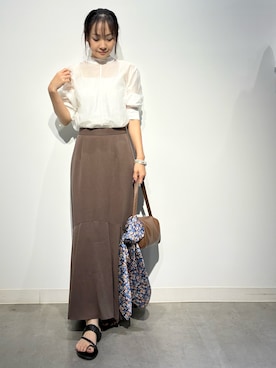 Nari.さん（レディース・156cm）の夏コーディネート