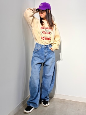 「ABAHOUSE（アバハウス）のアイテム」を使った、Nari.さん（レディース・156cm）の夏コーディネート