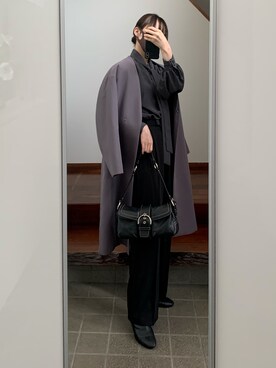 「green label relaxing（グリーンレーベルリラクシング）のアイテム（その他アウター）」を使った、🐋さん（レディース・159cm）の秋コーディネート