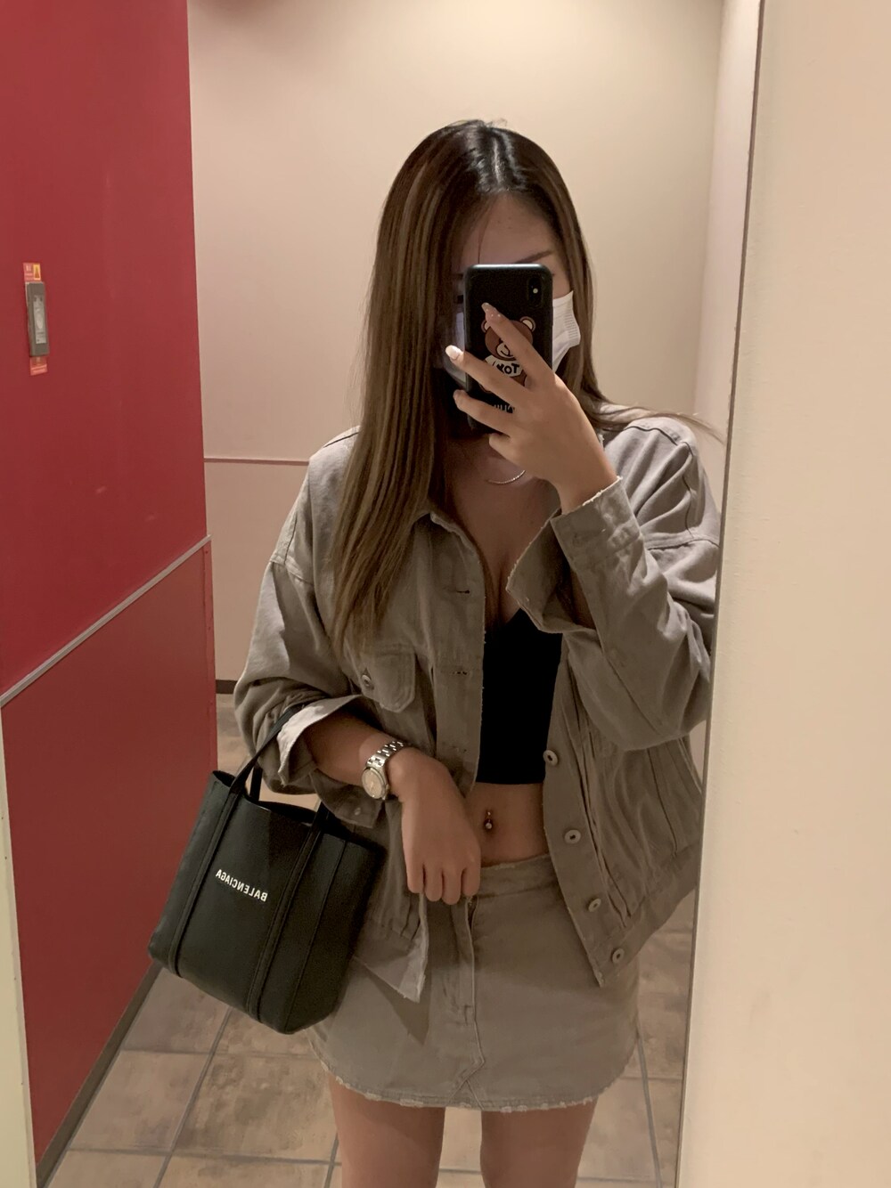 一点限り！EXPRESS便可★BALENCIAGA WASHED CANVAS トートバッグ 1632396014.jpg