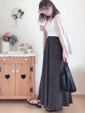 hitomiさん（レディース・158cm）の夏コーディネート
