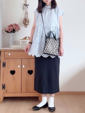 hitomiさん（レディース・158cm）の夏コーディネート