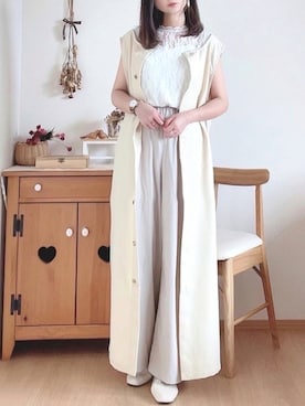 「AmbreNeige」｜「アイテム（バレエシューズ）」を使った、hitomiさん（レディース・158cm）の夏コーディネート