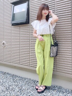 hitomiさん（レディース・157cm）の夏コーディネート