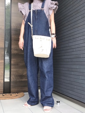 「rps（アールピーエス）のアイテム（シューズ）」を使った、ぷるたぶちゃんさん（レディース・161cm）の夏コーディネート