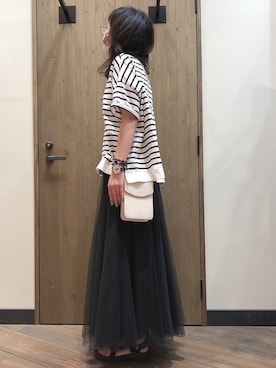 ぷるたぶちゃんさん（レディース・161cm）の夏コーディネート