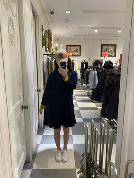 「アイテム（ワンピース、その他）」を使った、Kasey Yip Acさん（レディース・163cm）の秋コーディネート