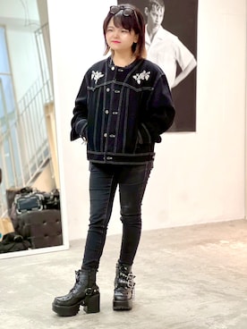 「GU（ジーユー）のアイテム（その他パンツ）」を使った、七瀬　蓮さん（レディース・154cm）の夏コーディネート