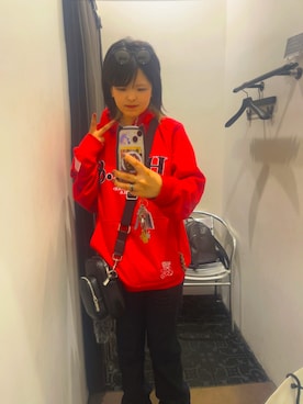 「アイテム（バックパック/リュック）」を使った、七瀬　蓮さん（レディース・155cm）の秋コーディネート