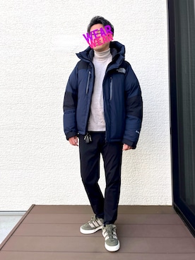 「バルトロ」｜「アイテム（スラックス）」を使った、masahiroさん（メンズ・178cm）の冬コーディネート
