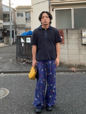 「アイテム（ハンドバッグ）」を使った、たーせーさん（メンズ・172cm）の秋コーディネート