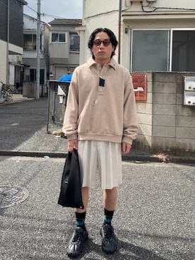 「アイテム（レッグウェア）」を使った、たーせーさん（メンズ・172cm）の秋コーディネート