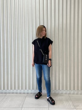 「surt（サート）のアイテム」を使った、かとぱんさん（レディース・155cm）の夏コーディネート