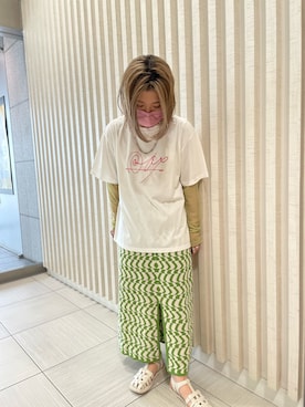 「B2nd」｜かとぱんさん（レディース・155cm）の夏コーディネート