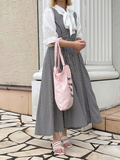 セール】ギンガムジャンスカ【ZOZOTOWN限定アイテム】（ワンピース